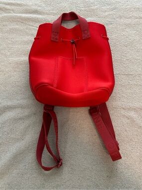 Red Women's Backpack Tote